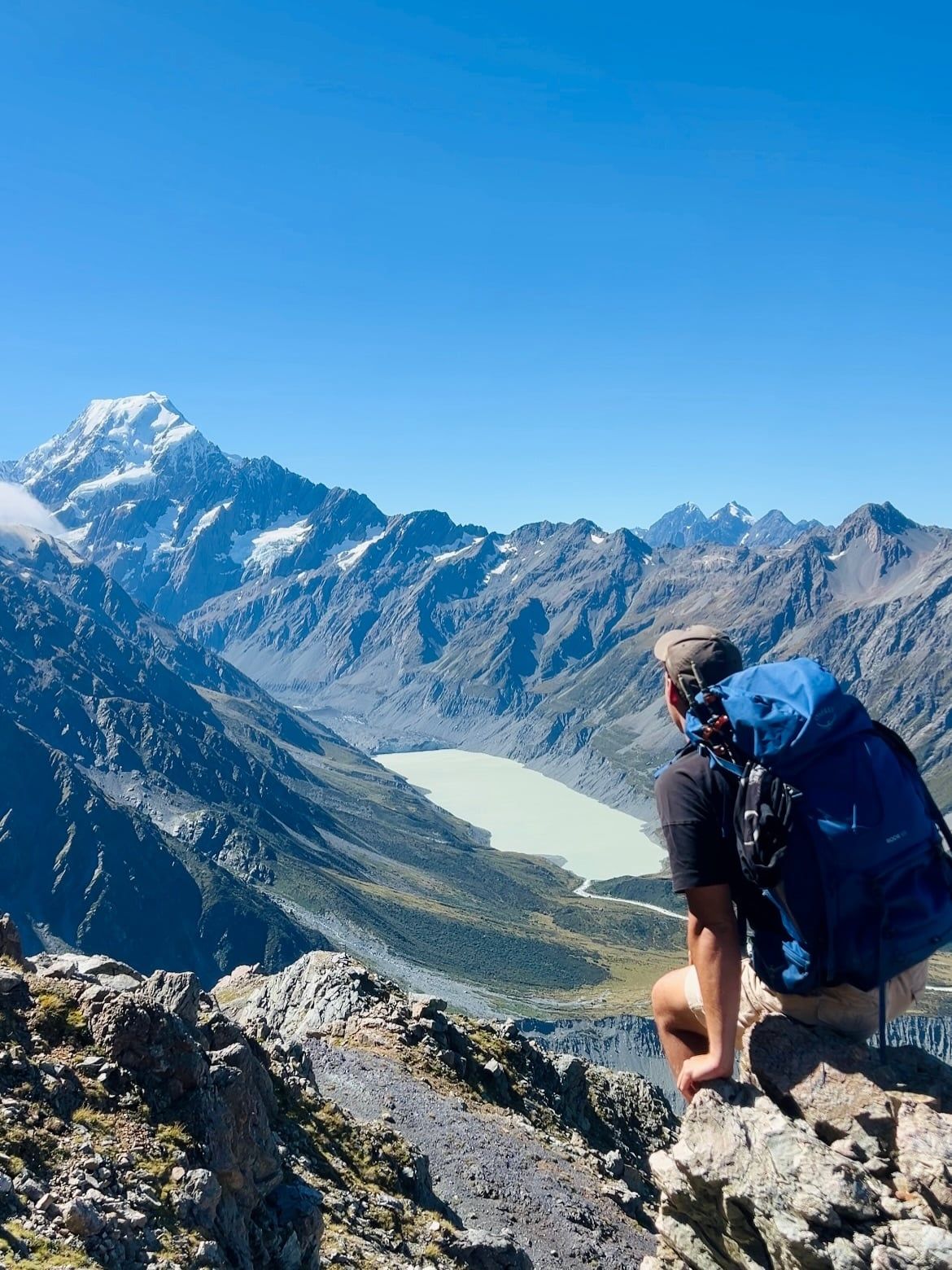 Mount Cook tour visitor photo